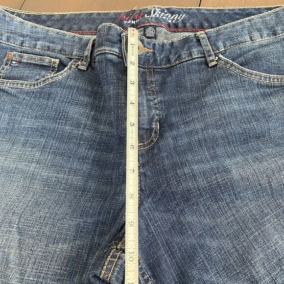 Tommy Hilfiger Jeans Womens 16A Spirit Skinny Straight Leg Denim Casual - Picture 10 of 12